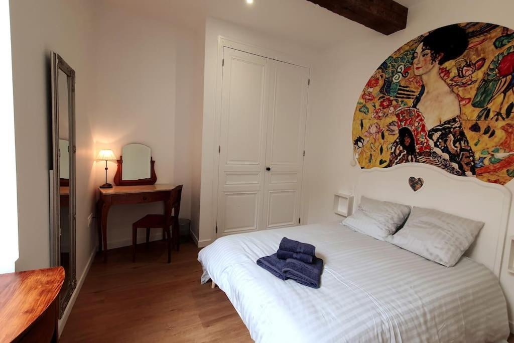 Classe 4 Etoiles - Cybele - Centre Ville 2 Chambres, Cour Privative Et Garage 비엔 외부 사진